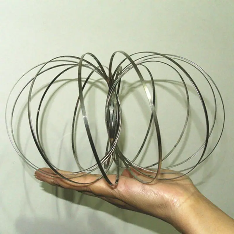 Игрушка Flow Rings из нержавеющей стали кольца игрушки оригинальная кинетическая