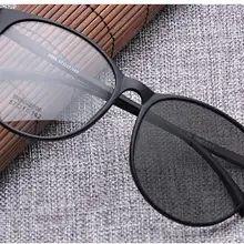 TR90 очки для близорукости, оправа в стиле ретро, унисекс, круглая оправа, художественные фотохромные очки, линзы с диоптрией UV400 с коробкой FML