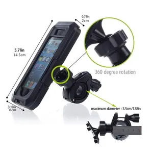 Image 2 - Uchwyt na telefon motocyklowy uchwyt na telefon komórkowy stojak na rower dla iphone 11 Pro wodoodporny futerał na iphone 11 Pro Max SE 2020 XS XR