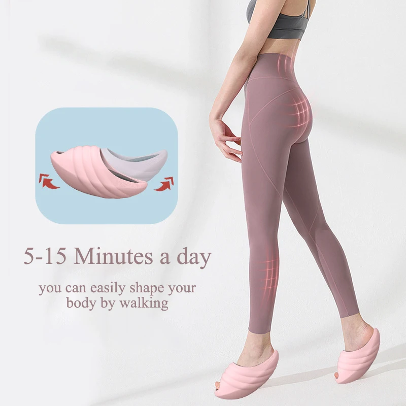 Sports Shoes New Conch Women's Slimming Leg Beauty FootSport Shoes Yoga Massage Rocking Sculpting Hip Easy Lose Weight Slippers