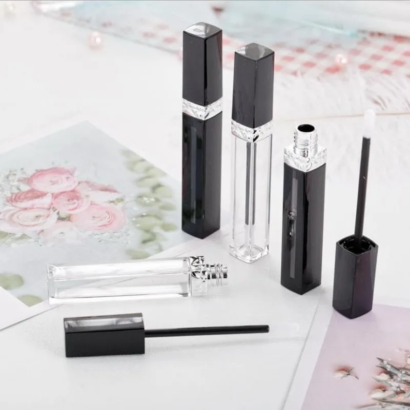 Пластиковая бутылка круглая туба для блеска губ глазурь самодельный