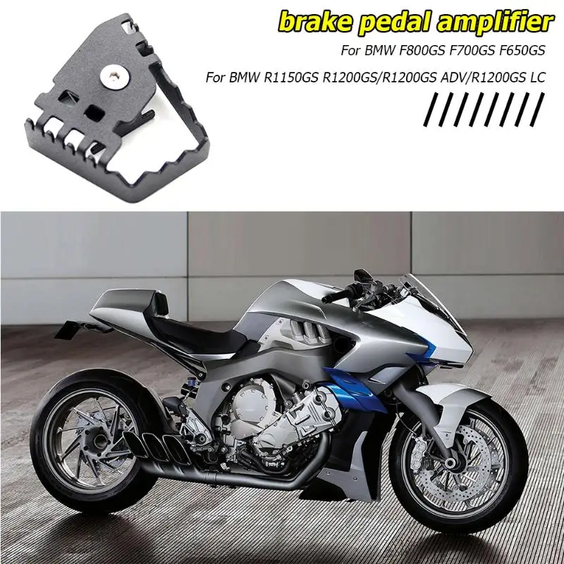 Подножка из алюминиевого сплава, увеличитель для ног BMW F800GS F700GS F650GS R1150GS, боковая подставка для мотоцикла, удлиняющая Подножка для ног