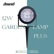 Gledopto Zigbee RGBWW Garden Lamp Smart 12W AC 110V 230V 220V RGBCCT Dimmable Landscape Path Outdoor Light Work with Zigbee Hub