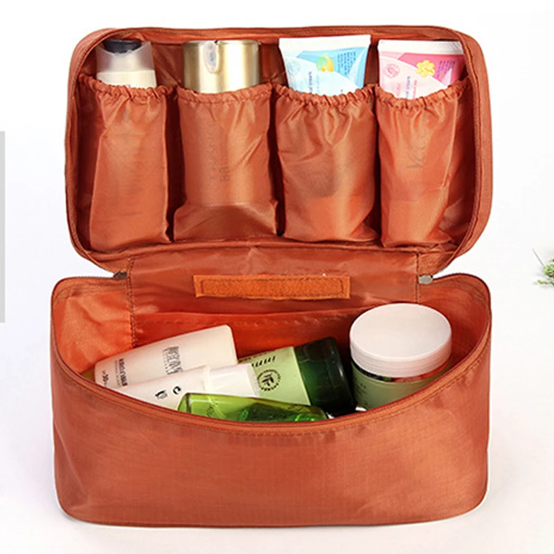 

Multi-funciton Travel Storage Bra Bag Portable Makeup Zip Lock Bags Waterproof Nylon Clothes Toiletries Organizer Storage Pouch