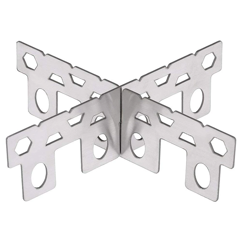 

Stainless Steel Alcohol Stove Rack Cross Stand Outdoor Camping Stove Stand Support Rack
