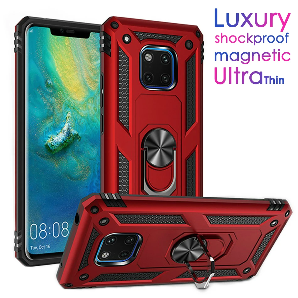 Ударопрочный чехол для телефона Huawei P20 P30 Lite Pro бронированный автомобильный