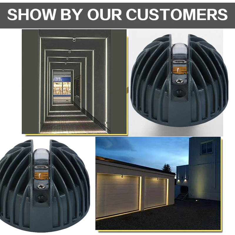 LED Windows sill lights 12W for outdoor windows Waterproof Spotlight Hotel aisle lights illuminate contour Balcony lights 3