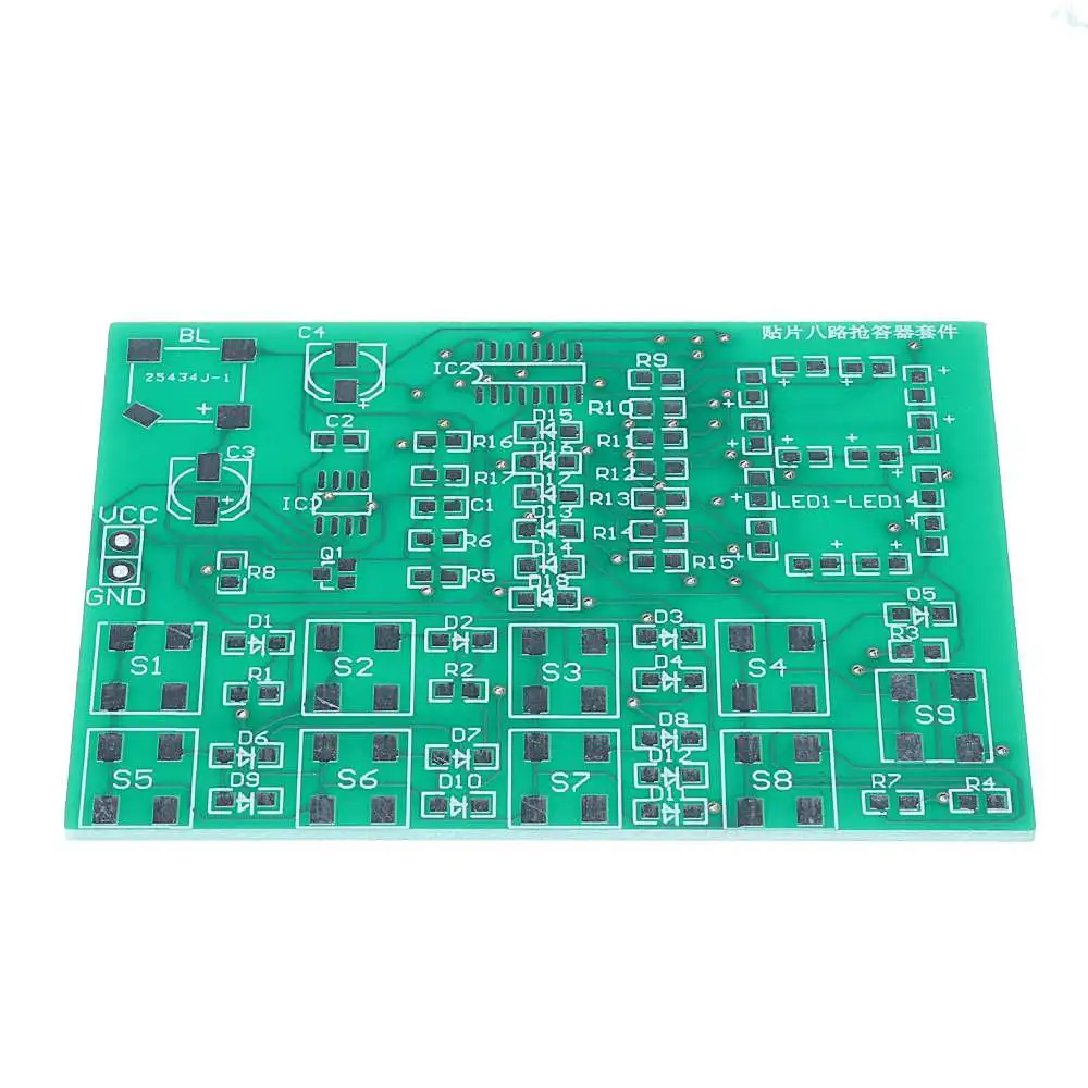 LEORY DIY SMD 8-канальный видеорегистратор цифровые эшелон Kit Электронная ответ устройства производства комплект платы обучение Запчасти