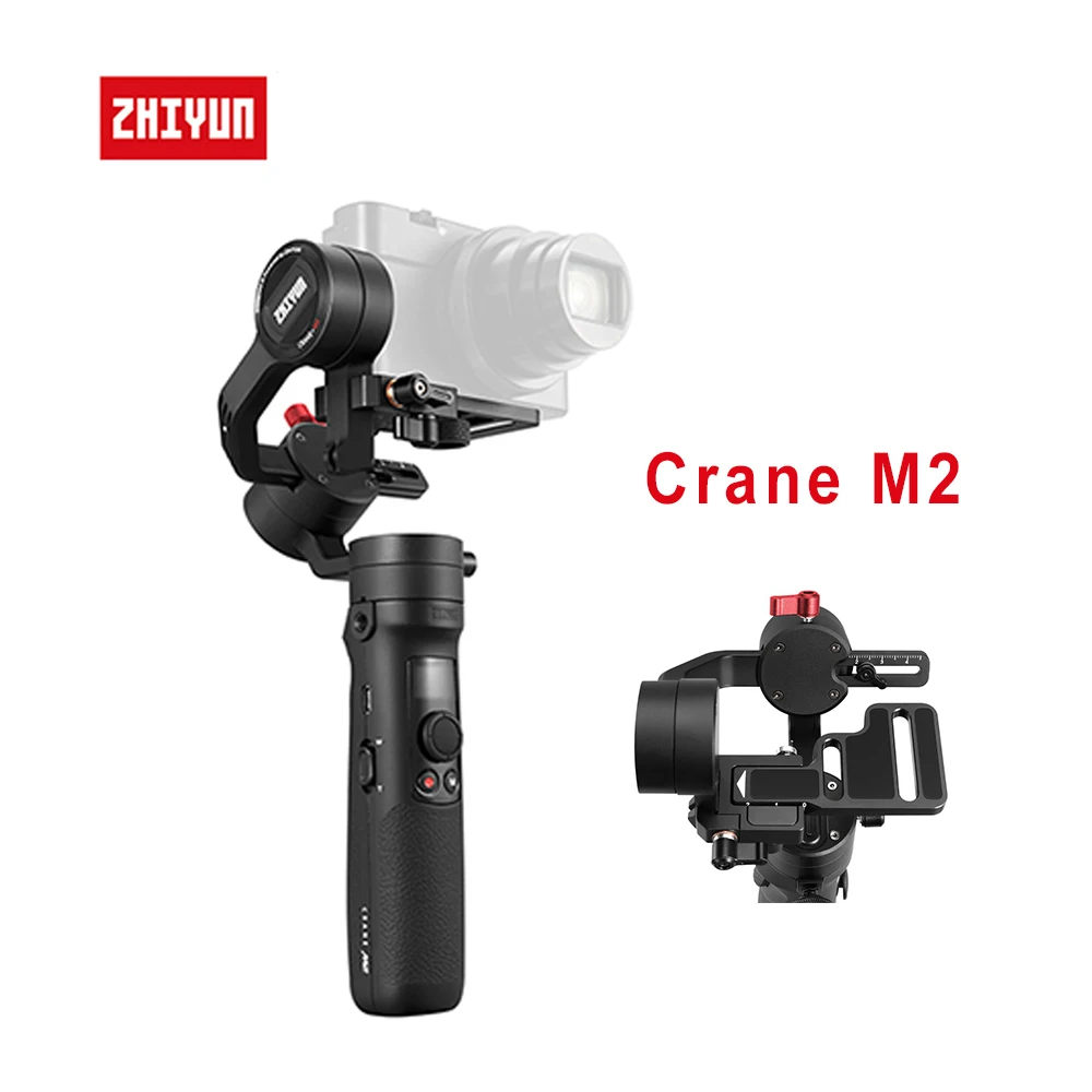 Ручной Стабилизатор ZHIYUN Crane M2 для беззеркальной экшн-камеры | Электроника