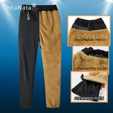 8XL мужские спортивные зимние теплые штаны, уличные флисовые утепленные спортивные штаны на молнии, тренировочные брюки-карго, уличная мужская одежда