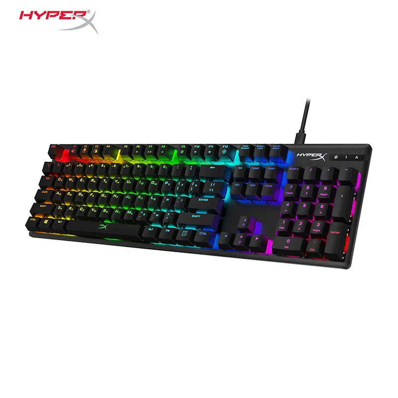 HyperX Alloy Origins Механическая игровая клавиатура компактная портативная