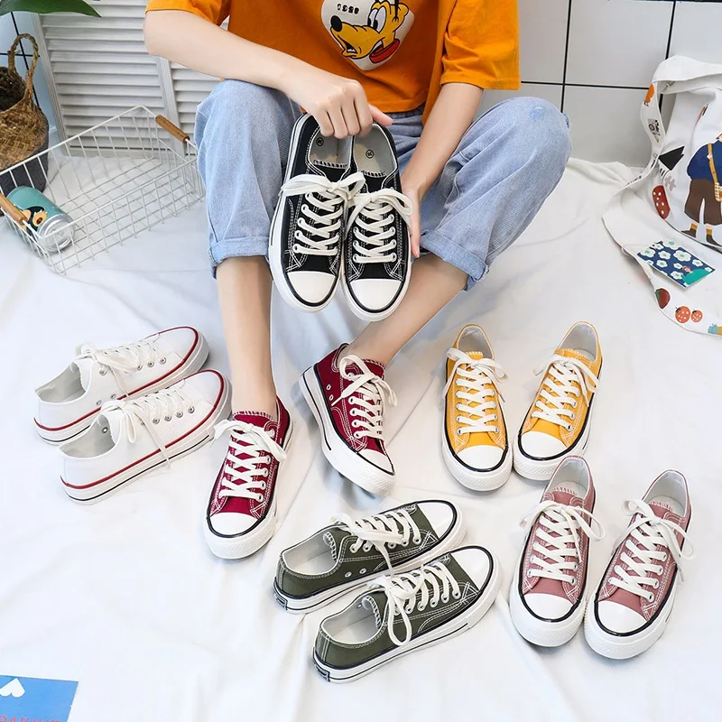 Модные женские кроссовки Повседневная обувь из джинсовой ткани Женская Весенняя