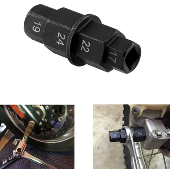 

Axle Hex Allen Spindle Driver Tool Universal For YAMAHA KAWASAKI HONDA Motorcycle Front Rear Wheel Maintenance 17 19 22 24mm