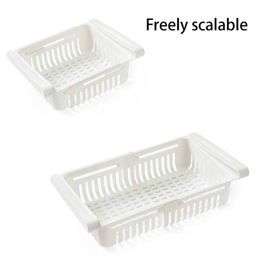 

Fruits Fridge Organizer Spacer Layer Pulling Type Practical Storage Basket Home Kitchen Vegetable Stretchable Design Drawers