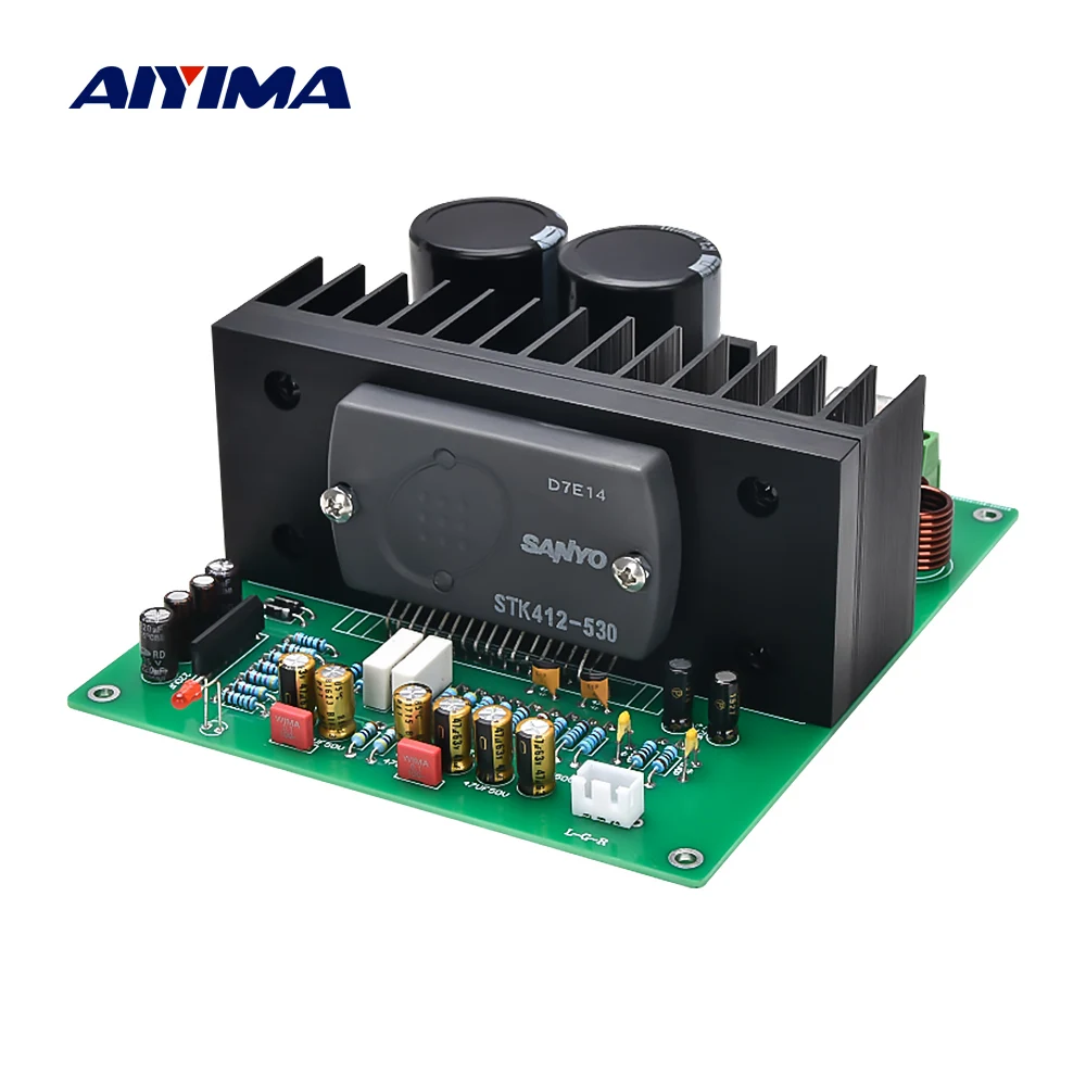 AIYIMA STK412 530 Power Amplifier Audio Board Sanyo Thick Film 120Wx2