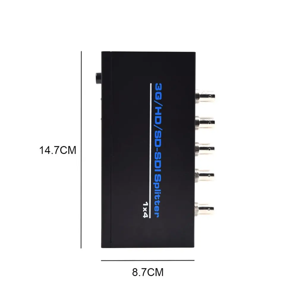 Высококачественный разделитель SDI 1x4 3g/HD/SD-SDI видео разделитель SDI 1 в 4 Выход 1080P ретранслятор расширитель с адаптером питания