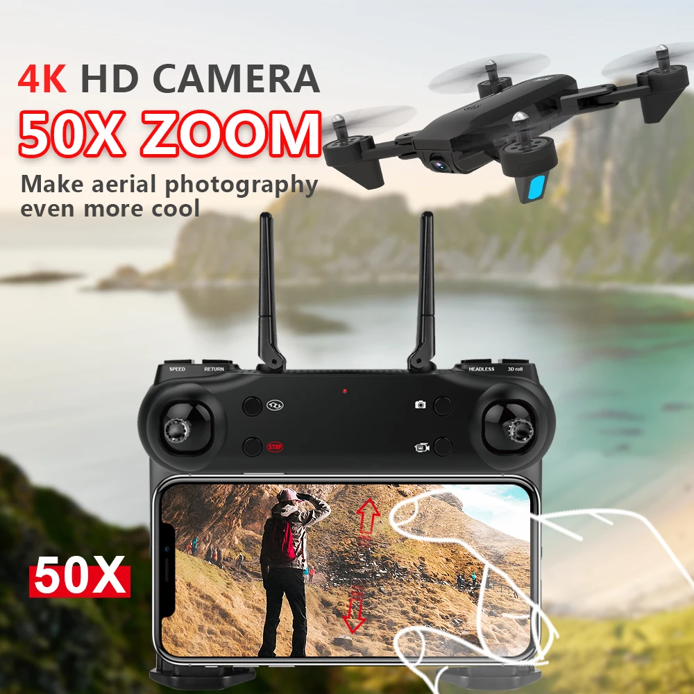 SG700D Квадрокоптер дроны 4K с камерой HD RC вертолет Профессиональный drohne com камера Квадрокоптер гоночный карданный мини игрушечный Дрон