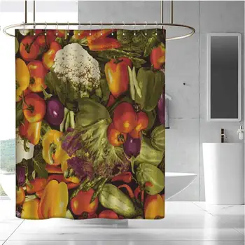 

3D Printed Shower Curtain Hotel Quality, Machine Washable