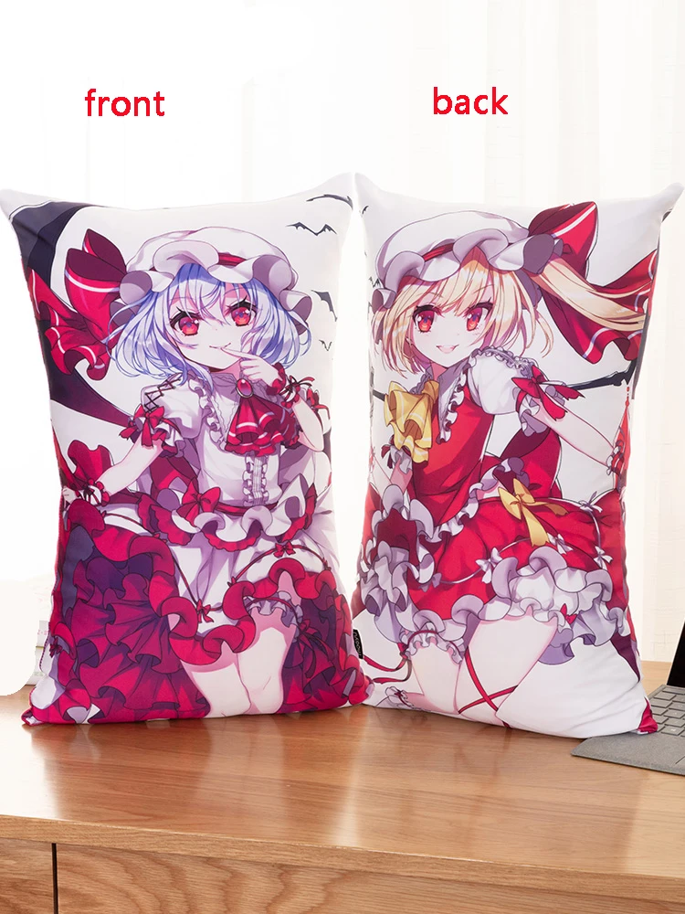 Аниме TouHou Project Hakurei Reimu Kirisame Marisa Двусторонняя Подушка с принтом для косплея реквизит декор для мальчиков и девочек 1 шт