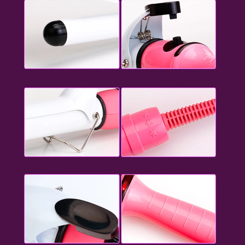 Description Picture 6 of itemElectric Ceramic Hair Curler Long Curling Tong Wand 22-32mm Professional Hair Curling Iron Roller Curls Wand Fashion Styling
