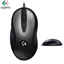 Новая Проводная игровая мышь logitech MX518 200-16000 dpi, оптическая проводная мышь для офиса, дома, удобная ручка для ноутбука