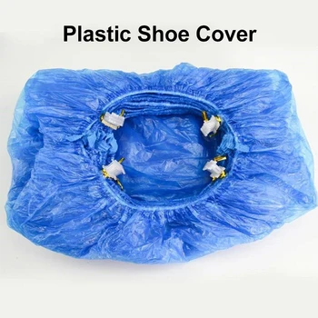 

Cordial Shining 100 PCS PE Shoe Cover Machine Blue Disposable Convenient And Comfortable Model High Quality Shoe Cover
