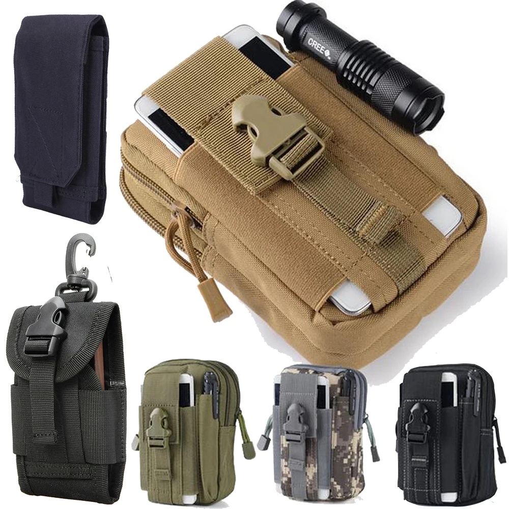 Тактический MOLLE талии сумка 4.5 &quot 6&quot смартфон кобура Чехол утилита EDC аксессуар