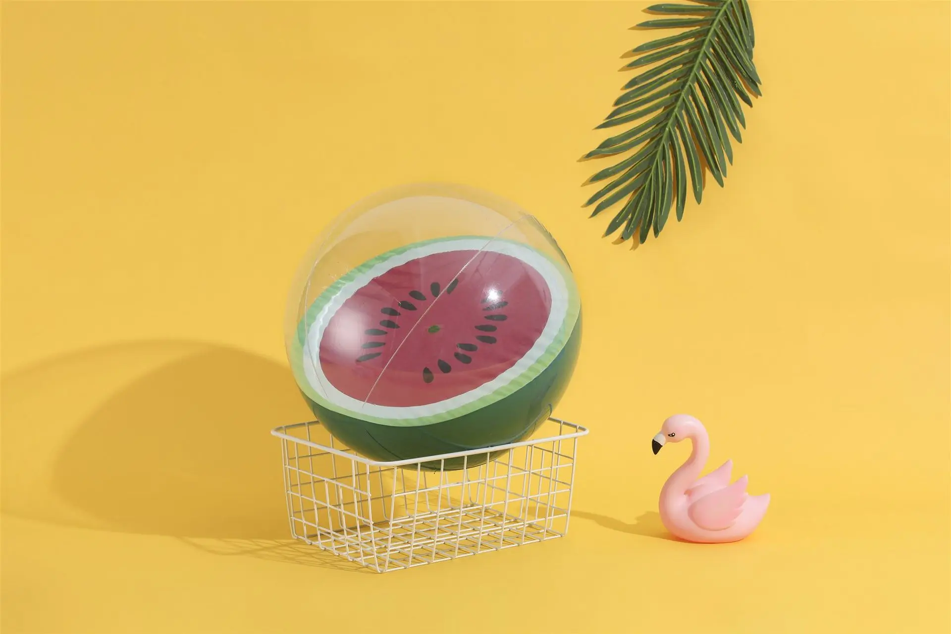 INS Online Celebrity qiu zhong qiu Inflatable Unicorn Flamingo Beach Ball Watermelon Orange Toy Ball