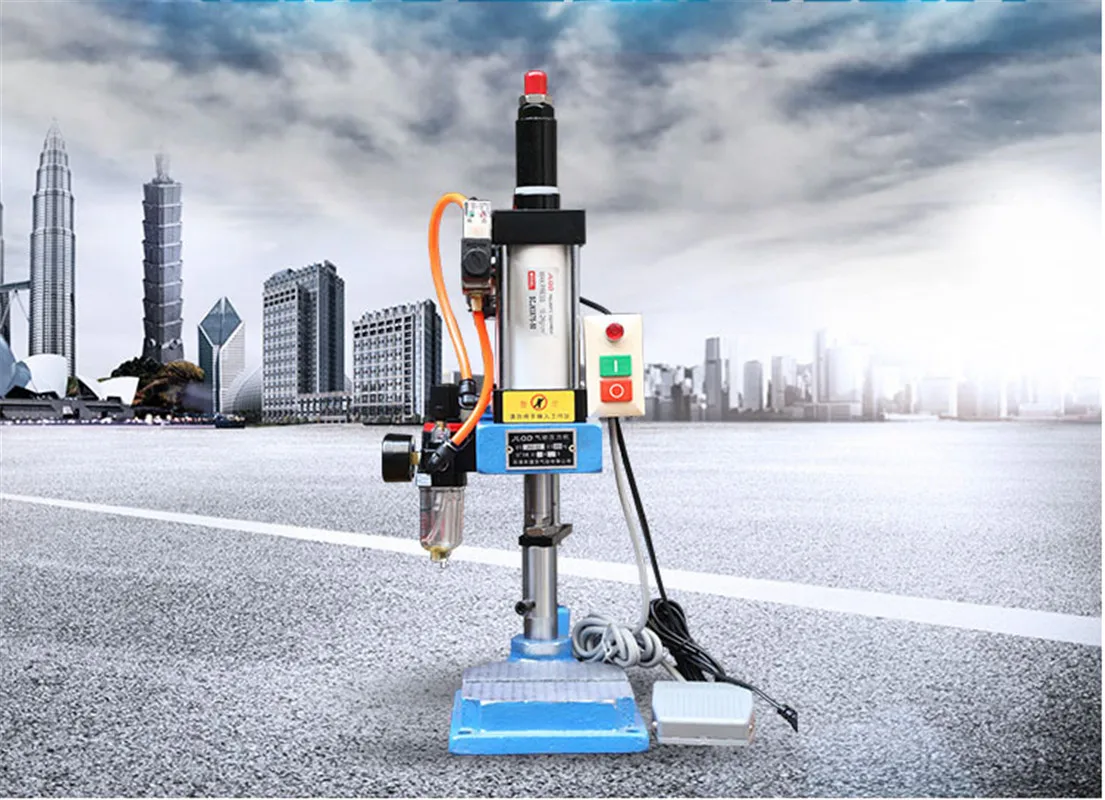 

Single column pneumatic press JNA50 pneumatic punching machine small adjustable force 200KG pneumatic110/220V