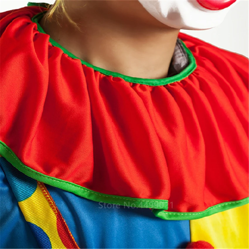 Новинка; карнавальный костюм клоуна на Хэллоуин; карнавальный костюм клоуна в цирке; Карнавальный костюм для мужчин и взрослых; маскарадный костюм; забавные вечерние костюмы для выступлений
