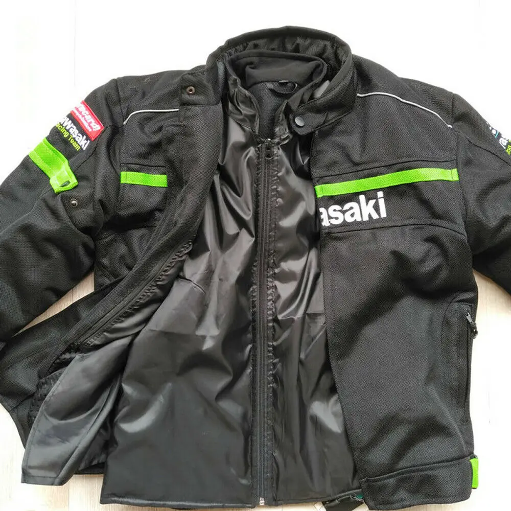 Wholesale Motocross summer winter motorcycle jacket for KAWASAKI Team Professional Motorcycle Racing Jacket protective gear