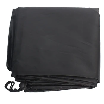 

Household Waterproof Garden Dustproof Chair Cover Black Full Outdoor Practical Washable Polyester Yard Furniture Protective