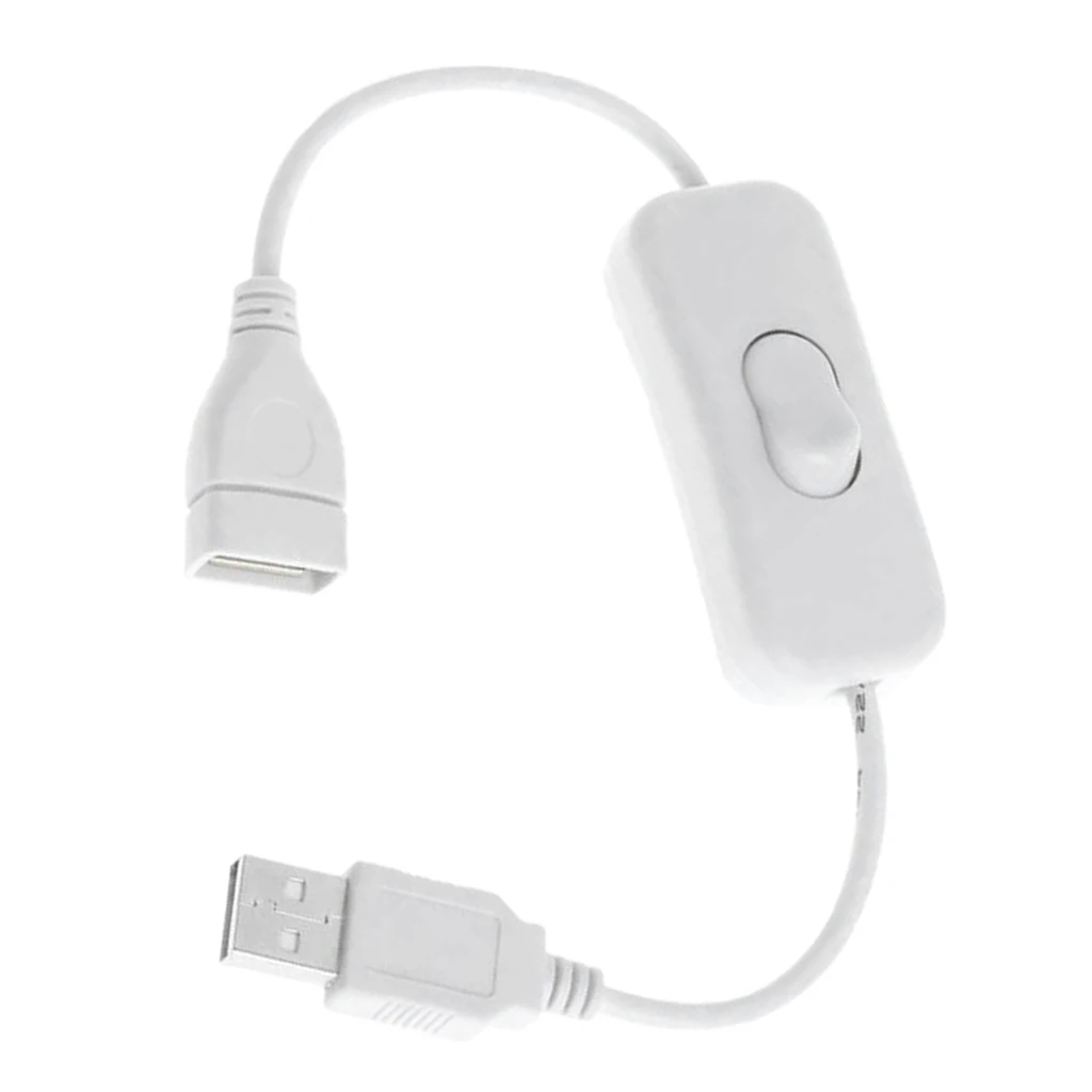 Extension Cable-USB 2.0 Male to Female Extension Data Cable with ON/Off Switch for PC Laptop USB Flash Drive Card