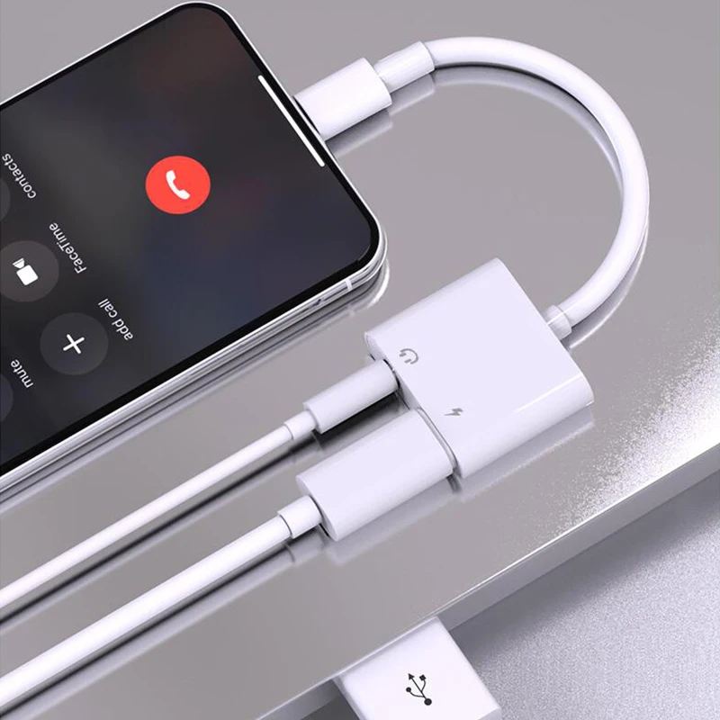 iPhone Aux адаптер 4 в 1 многофункциональный аудио адаптер для iPhoen 7 8 iPhone x xr xs max