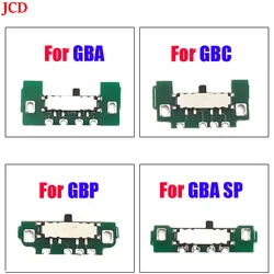 JCD 1pcs Power Switch On Off Buttons with PCB Board Replacement For GBA / GBC / GBP / GBA SP Game Console