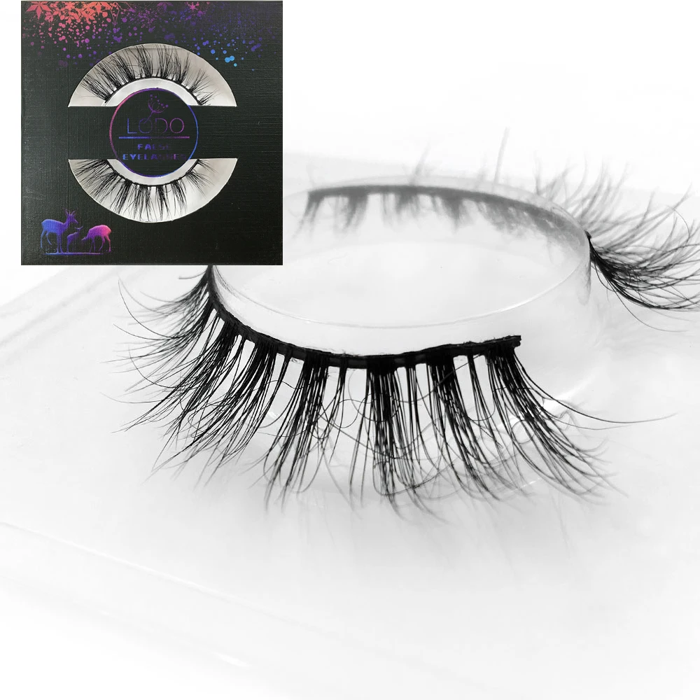 Новые 1 пара норковых накладные ресницы крест Мягкие Накладные пучок натуральные