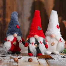 FUNBAKY 22 см рудолф рождественские украшения кукольные украшения для дома елка Новогодний Декор Рождественский кулон