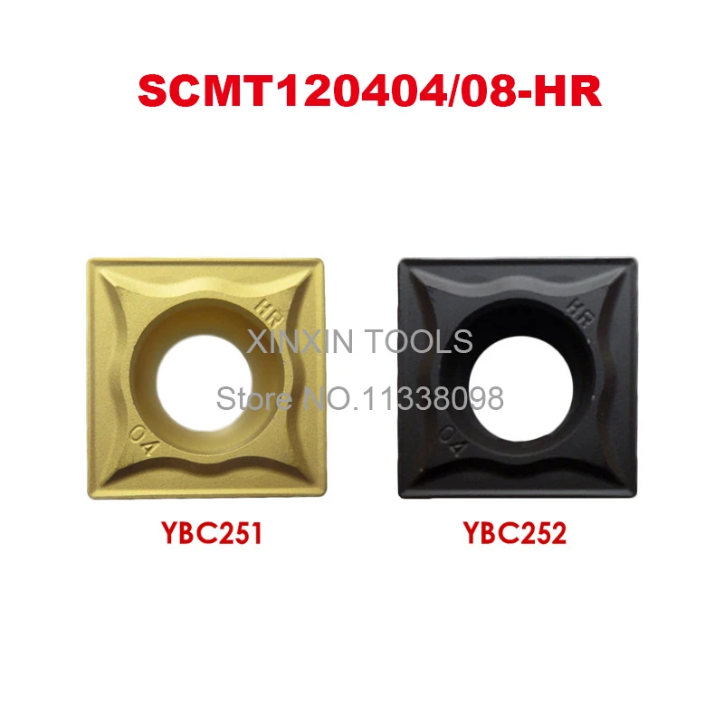 

SCMT120408-HM YBC251 SCMT120408-HR YBC251 YBC252*10pcs Turning Insert,Cutting blade for Holder SSSCR/SSDCN,Turning tip for Steel