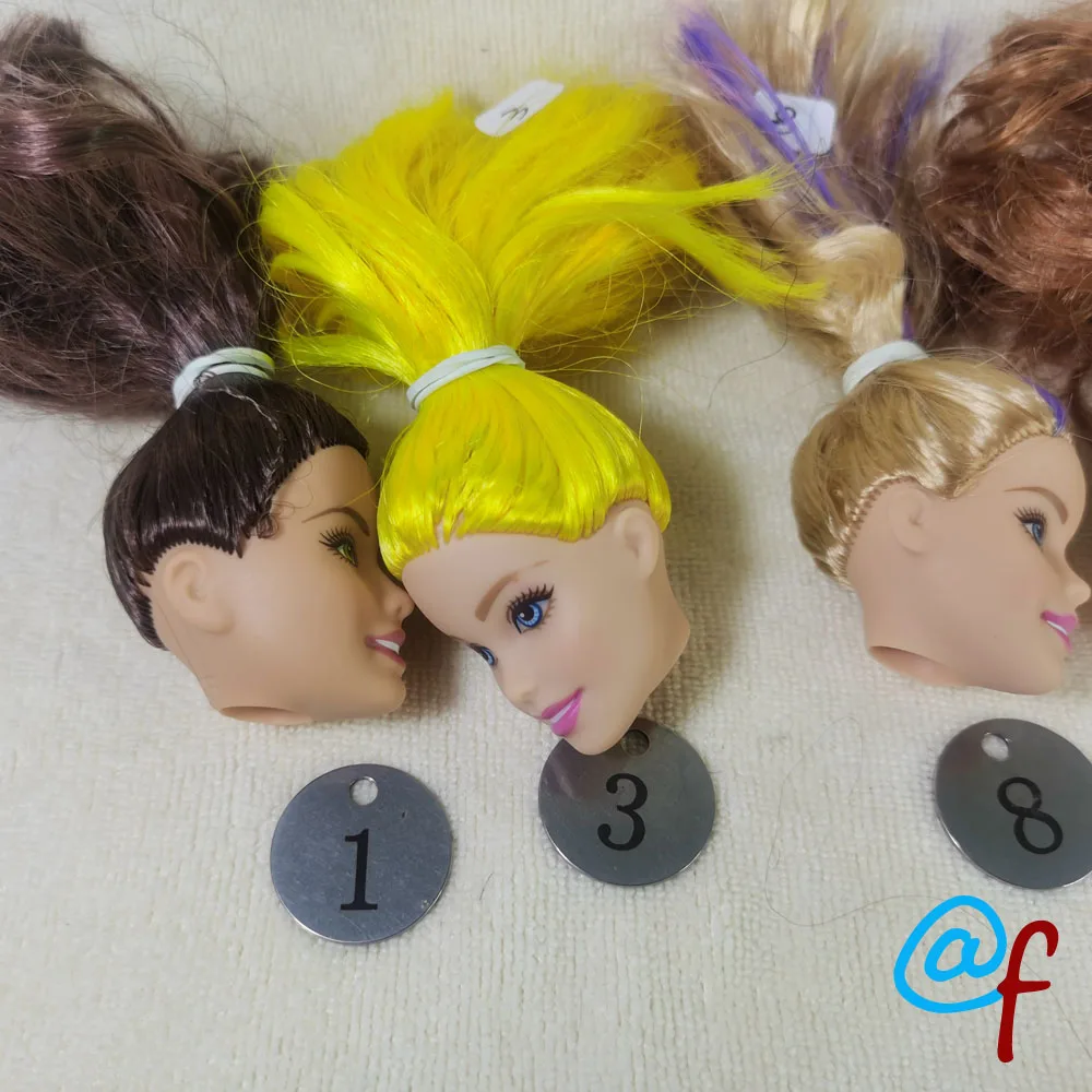 B20-3 оригинальные импортные товары Европейский Beauty1/6 OOAK Обнаженная кукла голова мускусные волосы для DIY мягкая ПВХ голова 90% Новинка