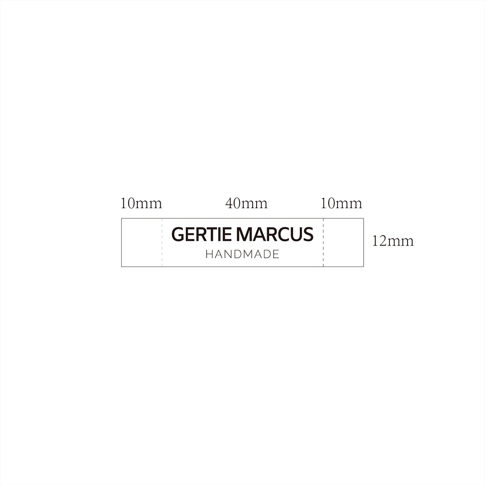 Custom Sewing Label Clothing Labels Fabric Name Tags Logo or Text Cotton Ribbon Printed MD3031