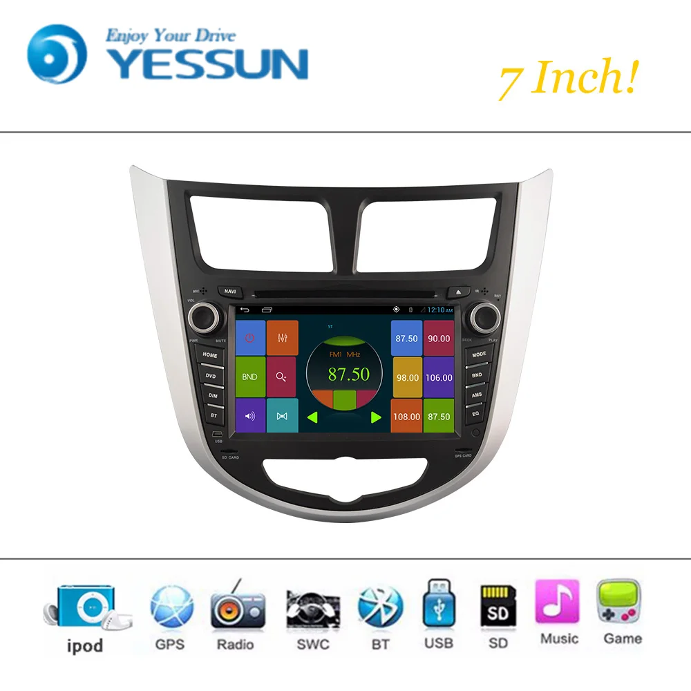 Автомобильный DVD плеер Android Wince система для Hyundai Verna Авторадио автомобильное радио