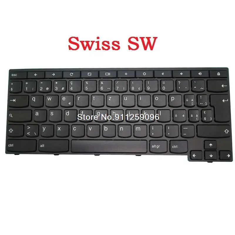 Laptop Keyboard For Lenovo For Thinkpad Yoga 11e For Chromebook English US United Kingdom UK Latin America LA Swiss SW 04X6368