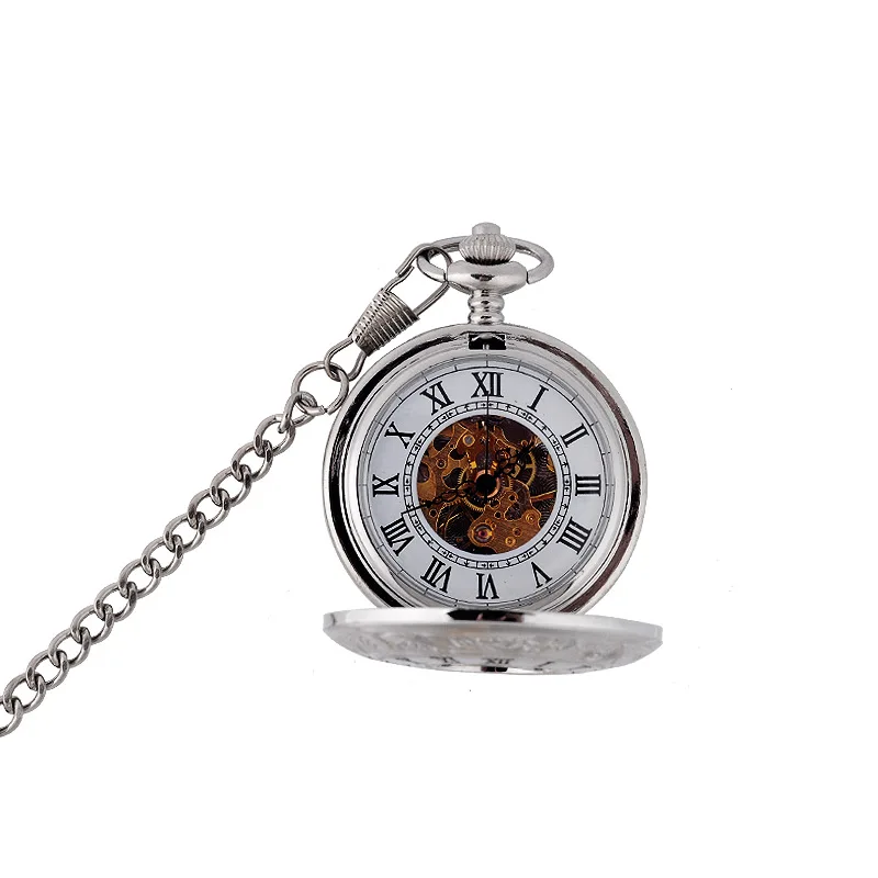 

A Generation of Fat Winner New Style Anniversary Mechanical Pocket Watch Flip Rome Measuring Retro Classic Mechanical Pocket Wat