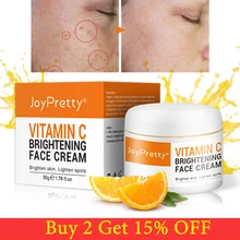 Joypretty Vitamin C Face Cream Whitening Remove Dark Spots Cream Acne Moisturizing Anti-Aging Firming Cosmetics Skin Care