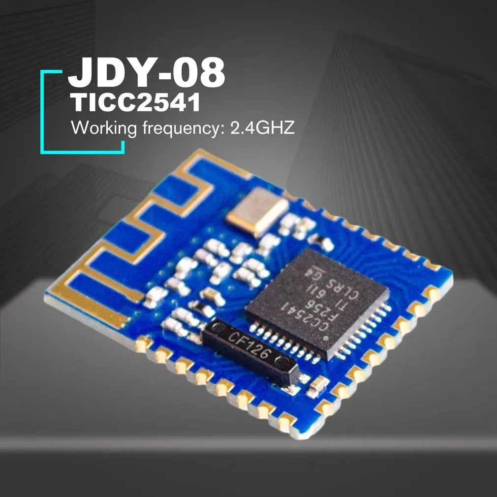 JDY-08 Bluetooth 4,0 CC2541 модуль главный-Slave центральный переключатель беспроводной для Airsync iBeacon Arduino Uart трансивер DIY