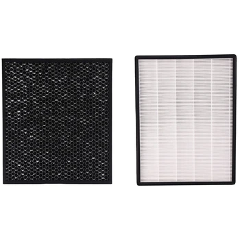 

EAS-1Pcs Ac4144 Hepa Filter & 1Pcs Ac4143 Activated Carbon Filter for Ac4072 Ac4075 Ac4014 Ac4086 Air Cleaner Parts