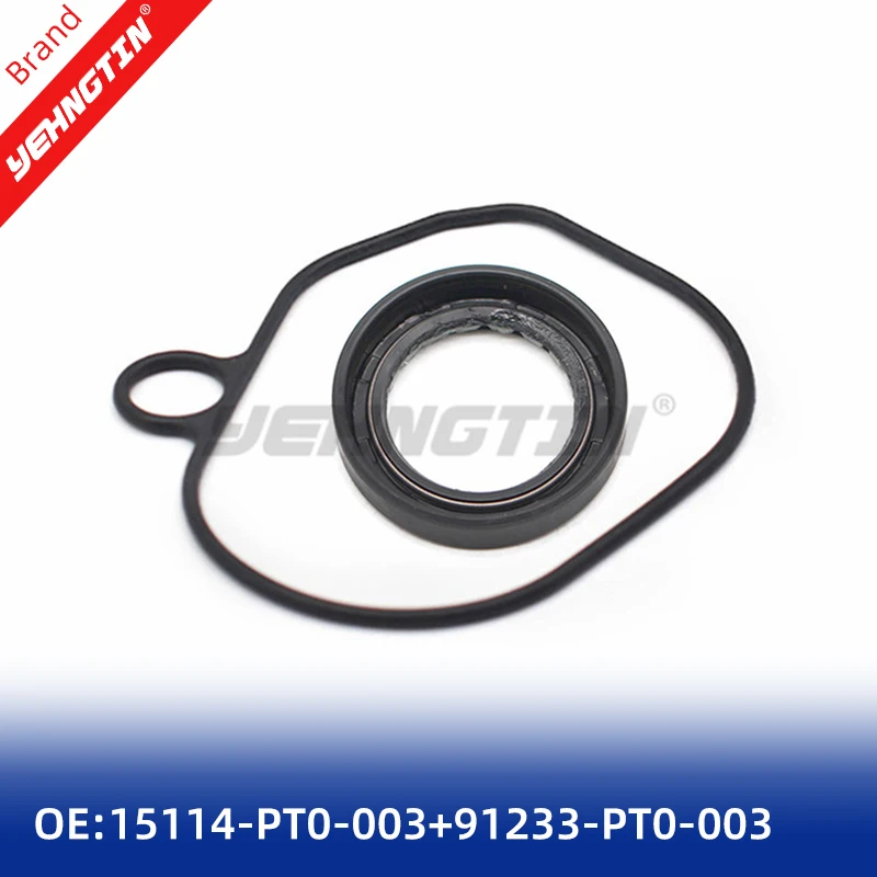 Front Oil Pump Gasket & Auxiliary Shaft Seal For Honda Accord Acura CL 