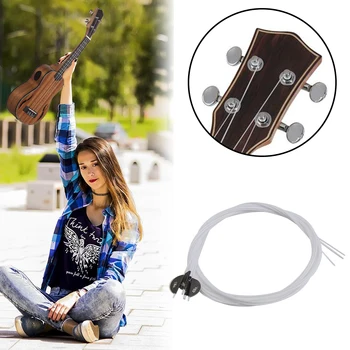 

4 Ukulele Strings Accessory Nylon A E C G Four Tuning Multicolor For Gift Ukulele Strings Ukelele Strap