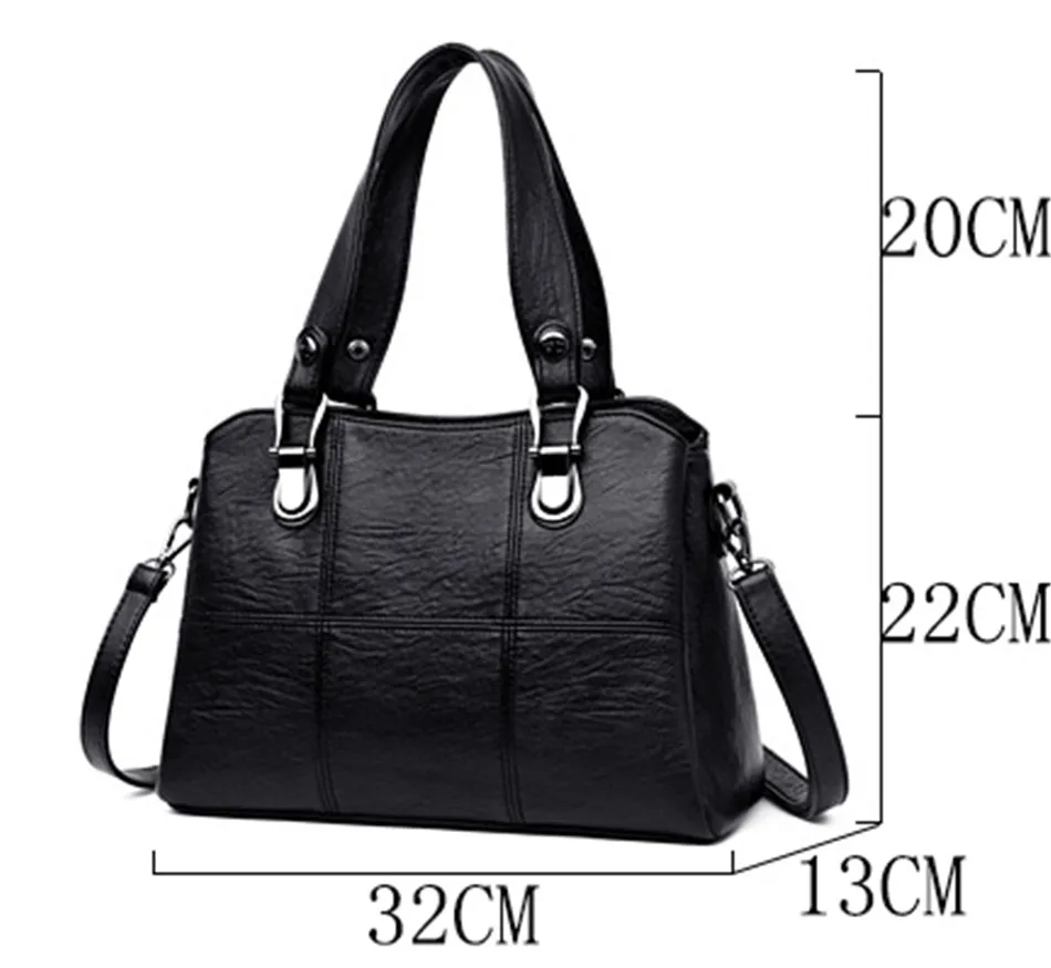Роскошные сумки женские сумки дизайнерские женские большие сумки через плечо для женщин Дамская винтажная кожаная сумка на плечо ручная сумка
