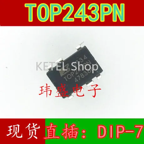 

Freeshipping 10PCS/LOT TOP243 TOP243PN DIP-7